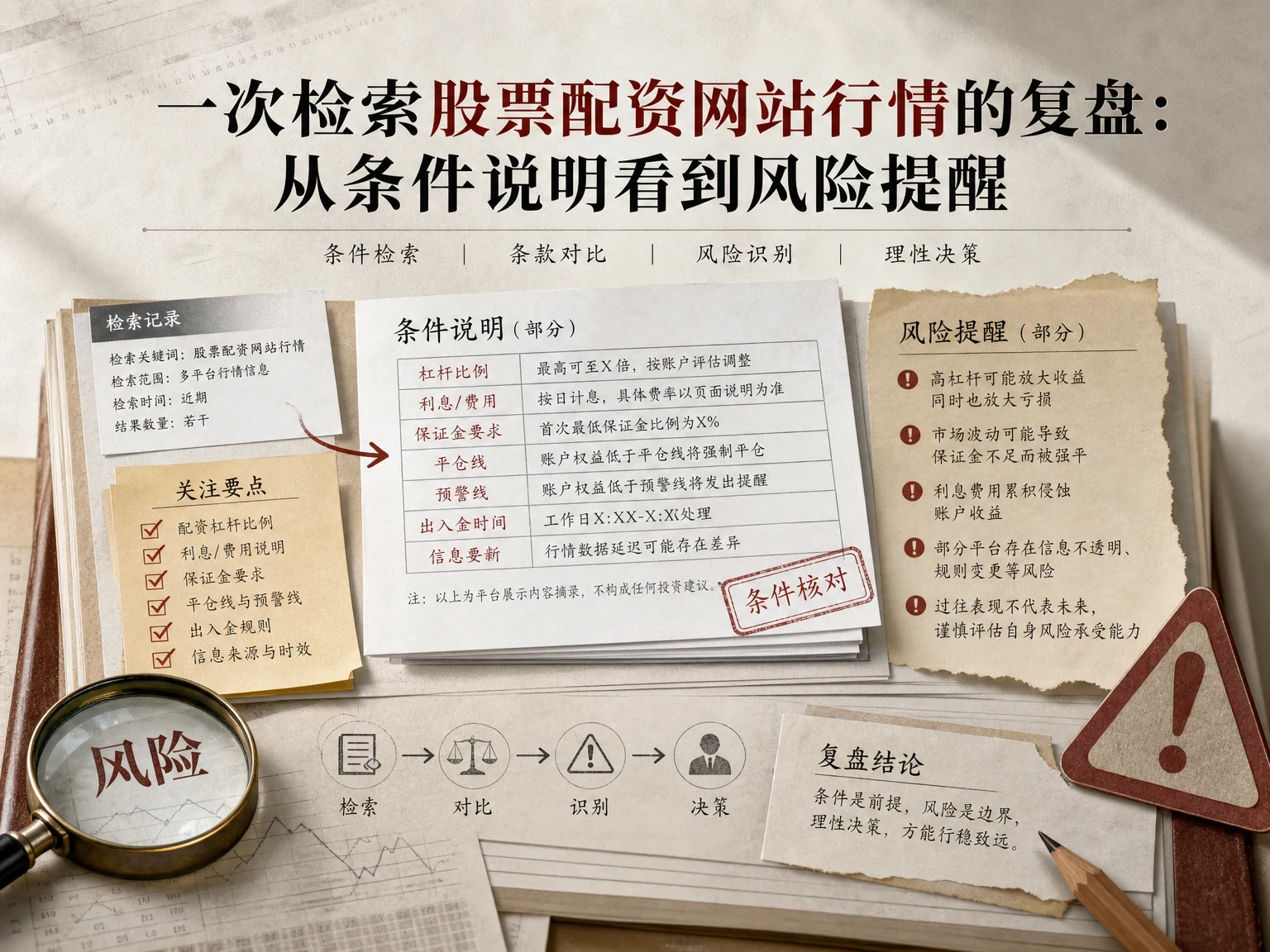 一次检索股票配资网站行情的复盘:从条件说明看到风险提醒 插图