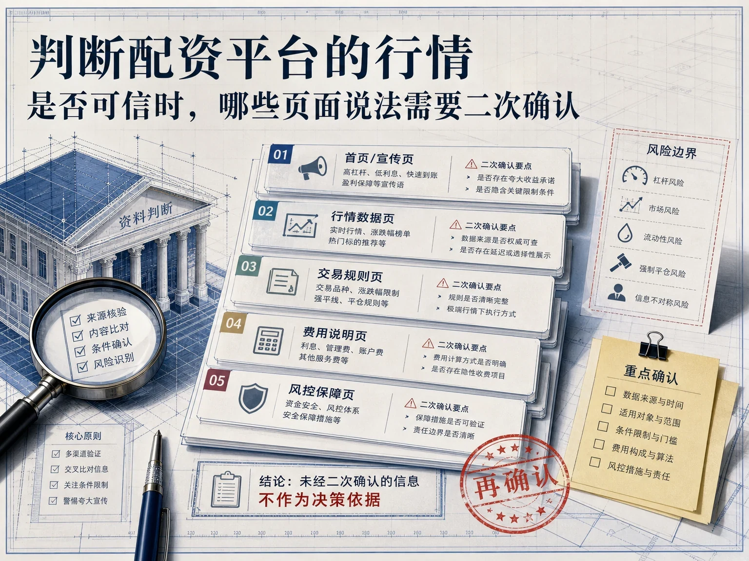 判断配资平台的行情是否可信时,哪些页面说法需要二次确认 插图